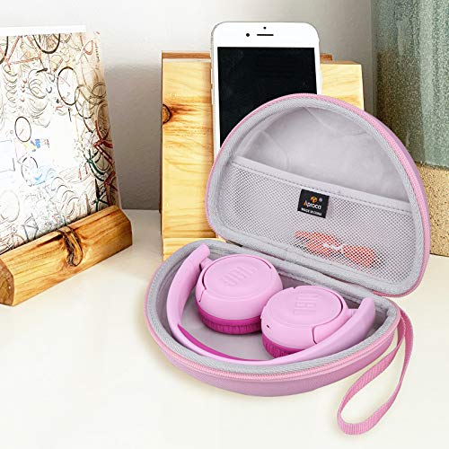 Aproca Kids Headphones Case Compatible with JBL Junior 320 / Junior 320BT / JR 300BT Kids Wireless On-Ear Wireless Headphones- Pink - Image 5