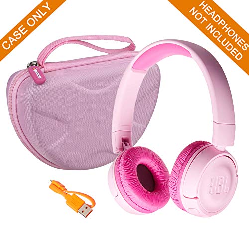 Aproca Kids Headphones Case Compatible with JBL Junior 320 / Junior 320BT / JR 300BT Kids Wireless On-Ear Wireless Headphones- Pink - Image 4