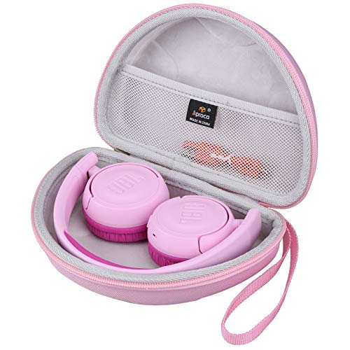 Aproca Kids Headphones Case Compatible with JBL Junior 320 / Junior 320BT / JR 300BT Kids Wireless On-Ear Wireless Headphones- Pink - Image 1