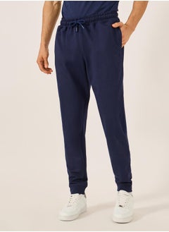 Styli Eco-Earth Slim Fit Terry Joggers with Welt Pockets  - Image 1
