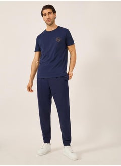 Styli Eco-Earth Slim Fit Terry Joggers with Welt Pockets  - Image 2