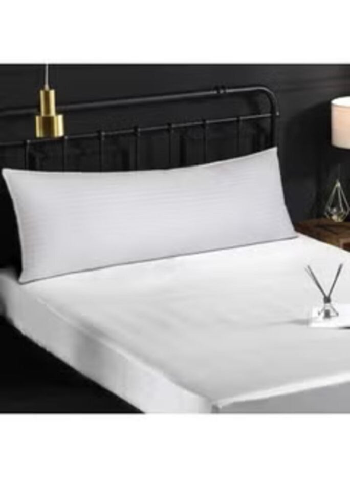 House One Long Sleeping Pillow Microfiber - White 150x50cm - Image 1