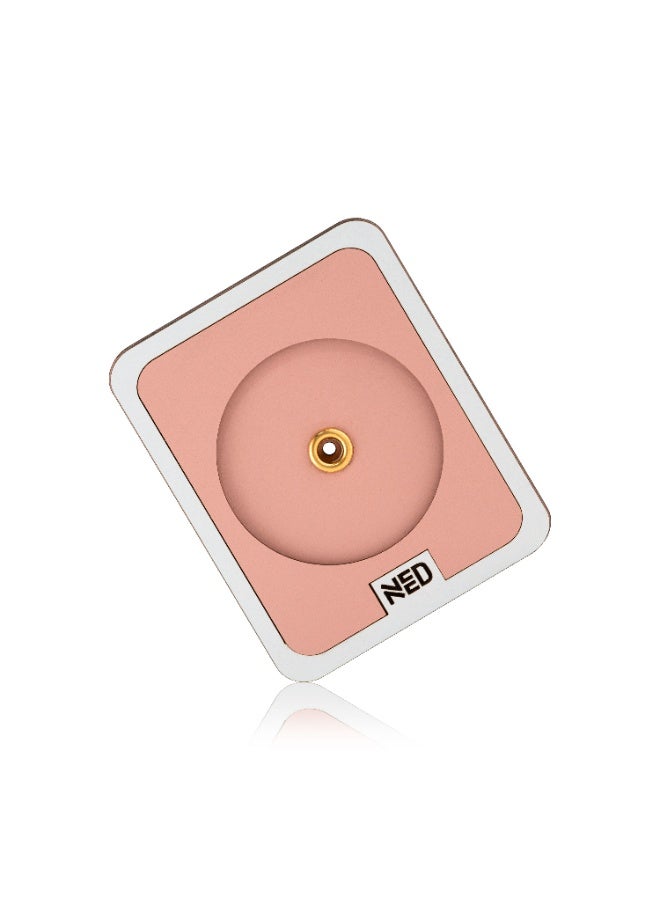 Ned Incense Burner & Oud Holder – 5 cm Thick Oud Stick Base – Pink Modern Luxury Design - Image 3