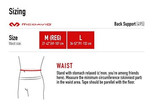 Mcdavid Lightweight Back Support Brace, Back Pain & Aches, Injury Recovery, Aids in Lifting & Activity - Image 3