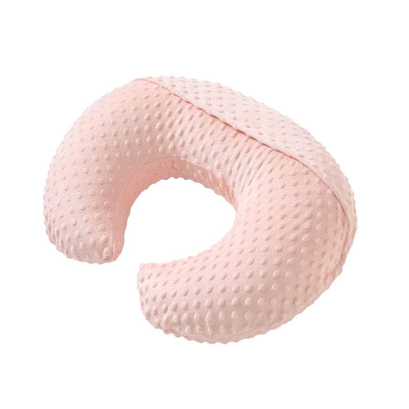 Aullar Pillowcase for Nursing Pillow and Positioner for Breastfeeding and Bottle Feeding, Propping Baby, Tummy Time, Baby Sitting Support, Awake-Time Support, Pillow Cover Only (Light Pink) - Image 4