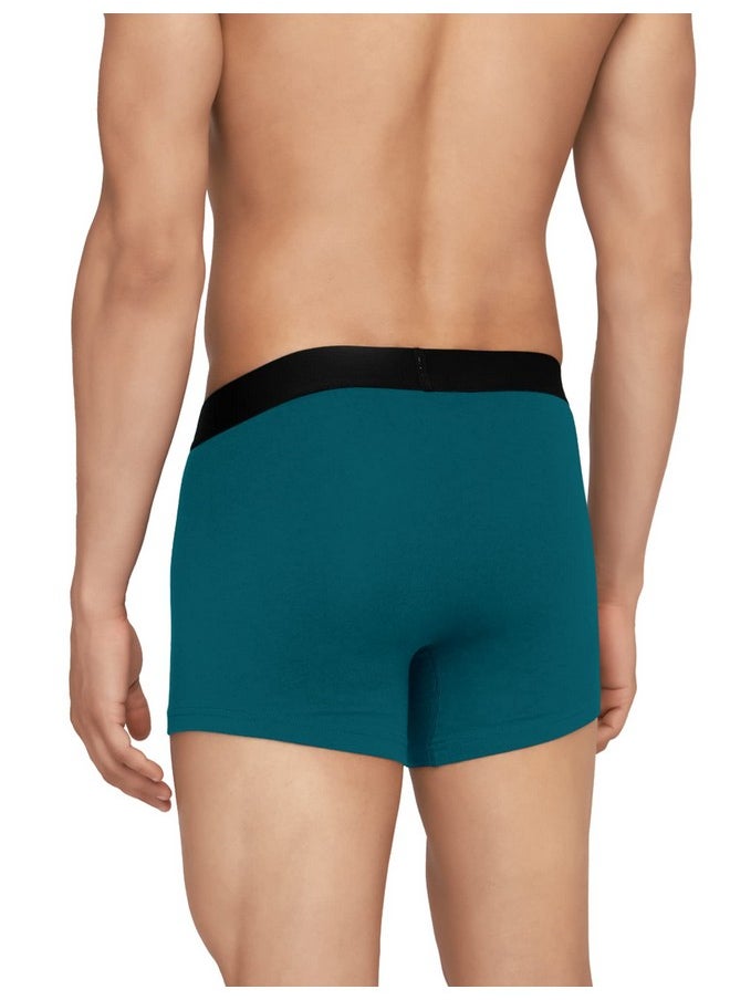 XYXX XYXX Cotton Regular Solid (Pack of 2) (Aero Trunks for Men Combo_Legion Blue + Black Iris_L)  - Image 3