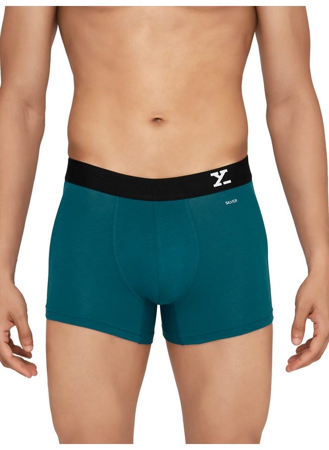 XYXX XYXX Cotton Regular Solid (Pack of 2) (Aero Trunks for Men Combo_Legion Blue + Black Iris_L)  - Image 2