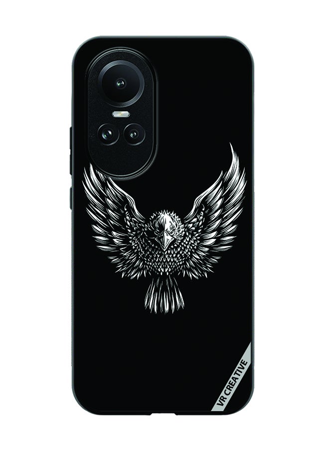 VR CREATIVE غطاء حماية لهاتف أوبو رينو 10 برو بتصميم بومة متعدد الألوان - Image 1