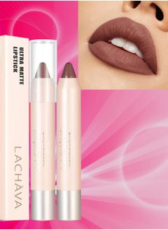 LACHAVA Ultra Matte Lipstick Lip Makeup Matte Finish Hydrating Lipstick Matte Nude Lipstick Lipliner Lip Crayons Moisture Smooth Matte Lipstick Pencils Waterproof and Long Lasting Lip Liner # 04  - Image 1