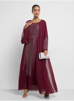 Khizana Embellished Jalabiya  - Image 4