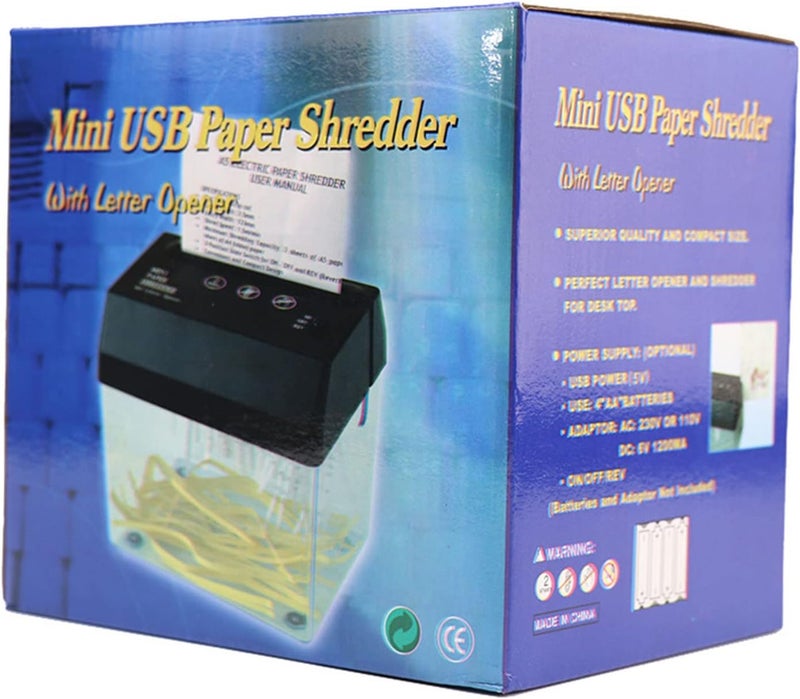 klarako قاطع ورق كهربائي صغير محمول A6 مع تغذية تلقائية عبر USB للمكتب والمدرسة - Image 4