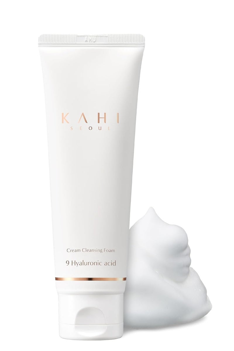 KAHI Cream Foaming Cleanser Face Wash  Hydrating Cream to Foam Cleanser for Oily Skin  Combination Face Care  Gentle Face Cleanser wCollagen K Beauty Foaming Face Wash 270 fl oz