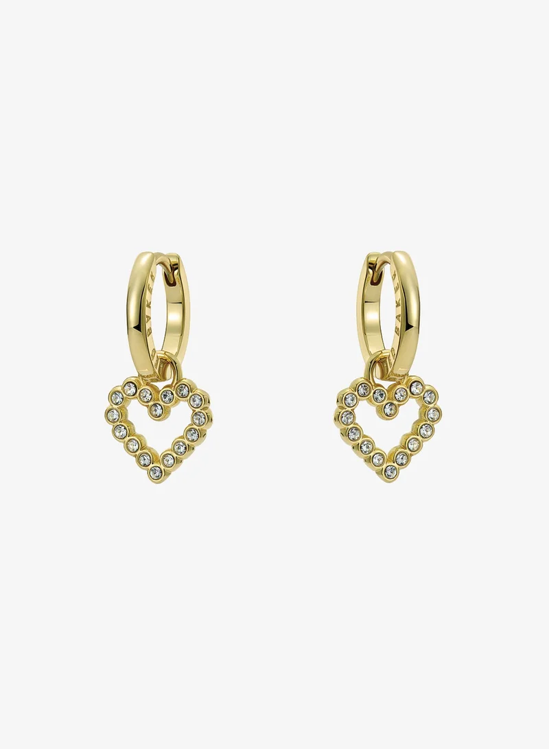 Ted Baker  Crystal Halo Heart Huggie Earrings for Women | Best Price UAE