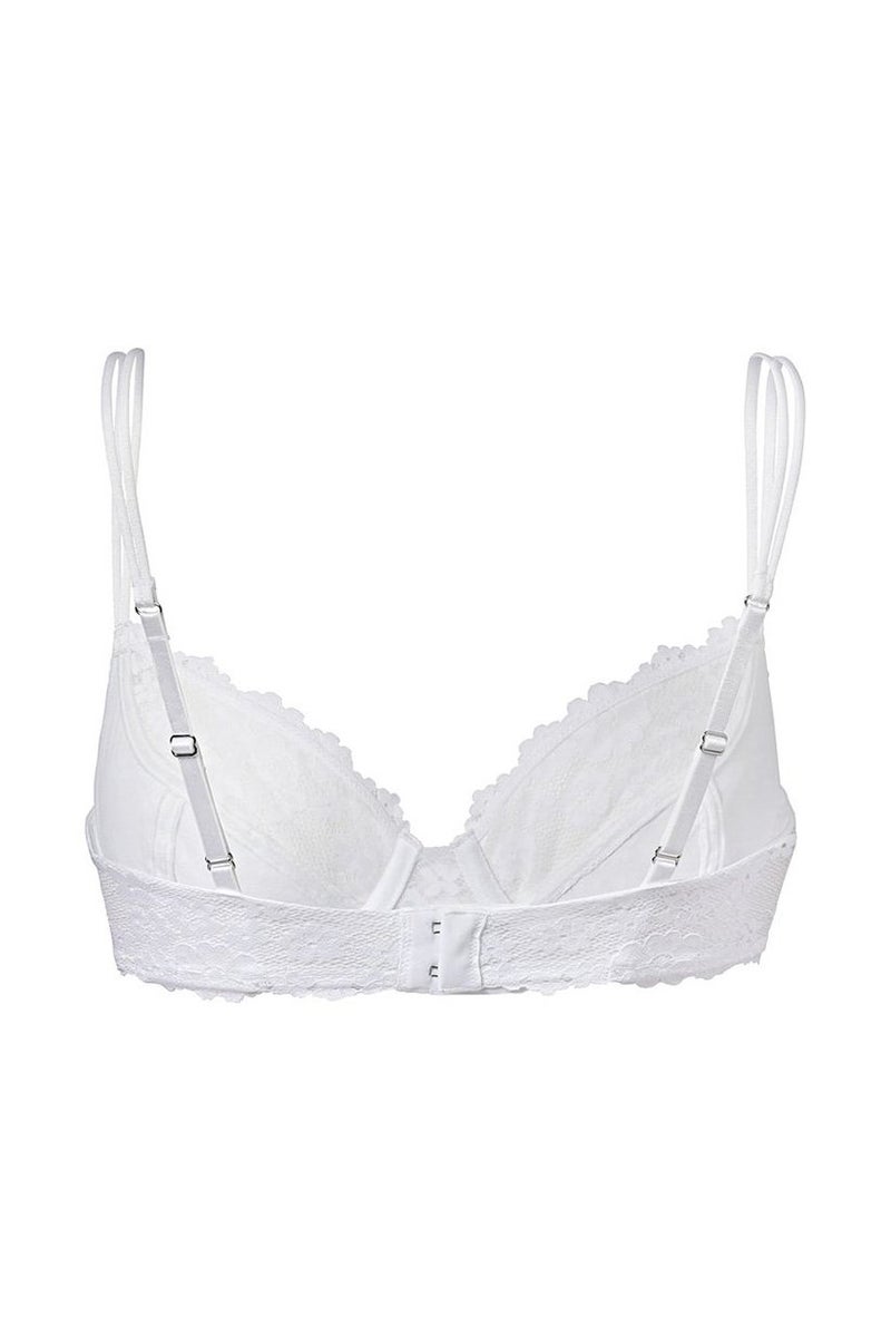 Tchibo Women Non Padded Underwired Lace Bra, White - Image 2