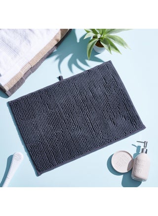 Chenille Bath Mat, Soft Rug Super Absorbent Bathroom Mat 40x60cm, Anti-Slip and Washable Bathmats for Bathroom, Kitchen, Living Room,Bedroom - view 3