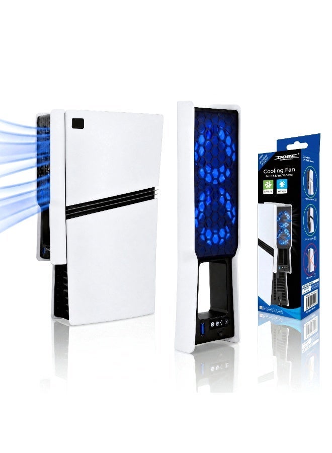 DOBE FOMIS ELECTRONICS DOBE PS5 Cooling Fan Auto Temperature Sensor PS5 Pro Slim Disc Digital USB - Image 1