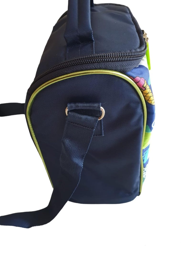 ShopNGift Multicolour Dinosaur Tiffin Bag for Kids Blue Boys Insulated Lunch Bag (Dinosaur, Polyester) - Image 5