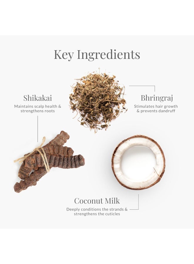 Forest Essentials Ayurvedic Hair Conditioner Bhringraj & Shikakai | Nourishing Conditioner for Smooth Shiny Hair | Sulphate & Paraben Free - Image 3