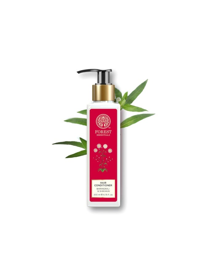 Forest Essentials Ayurvedic Hair Conditioner Bhringraj & Shikakai | Nourishing Conditioner for Smooth Shiny Hair | Sulphate & Paraben Free - Image 2