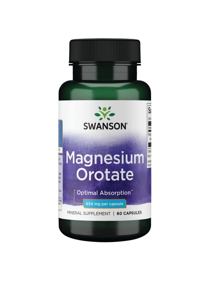 SWANSON أوروتات المغنيسيوم 40 مليجرام 60 كبسولة - Image 2