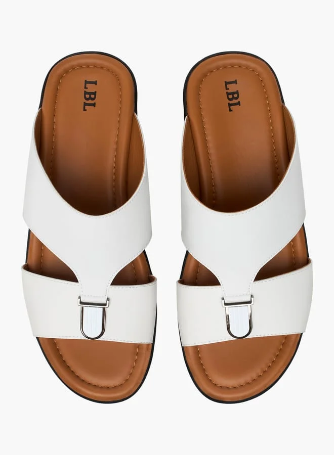 ال بي ال من شو اكسبرس صنادل عربية رجالية سادة سهلة الارتداء