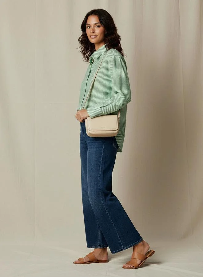 سبلاش فيڤ Shirt with Stripes and Long Sleeves