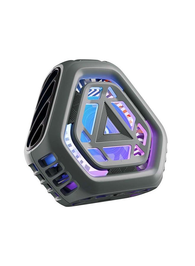 Fun Magnetic Mobile Phone Cooling Fan, Ultra-Light Flat Radiator, Fast Cooling, Suitable for Playing Games, Live Broadcasting  - Image 1