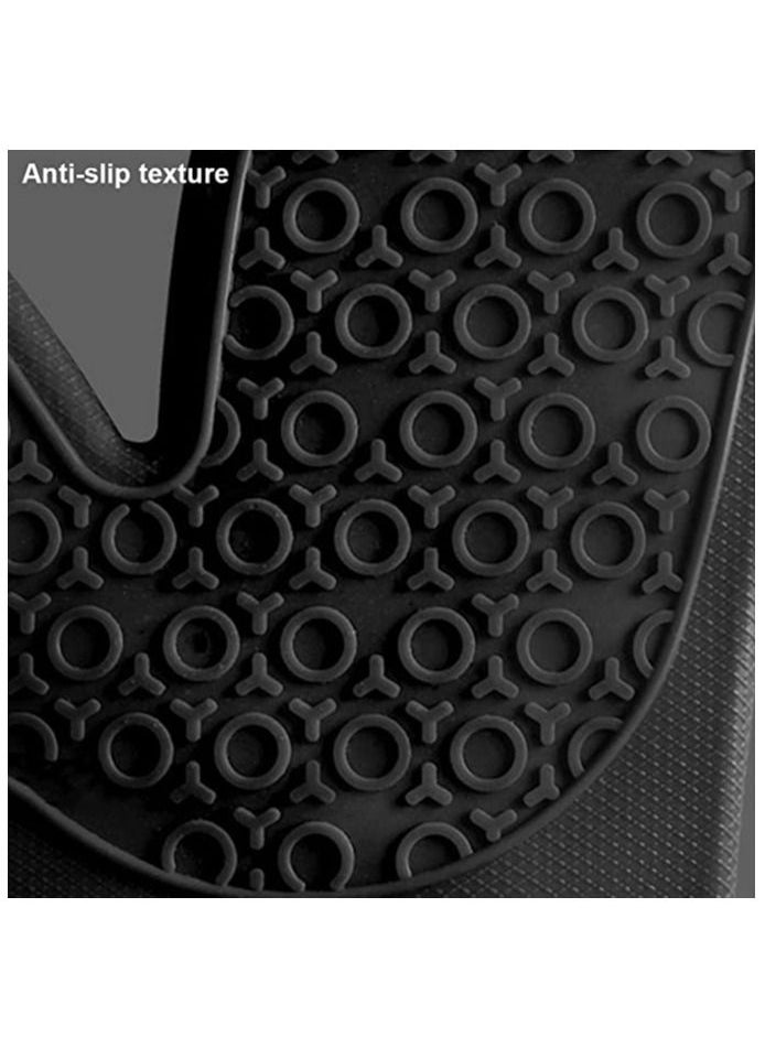 MIRFA Silicone Oven Mitts with Quilted Lining Heat Proof Baking Gloves with Maximum Protection against Heat and Steam Waterproof Pot Holder Gloves for Baking Cooking and Grilling  - Image 3