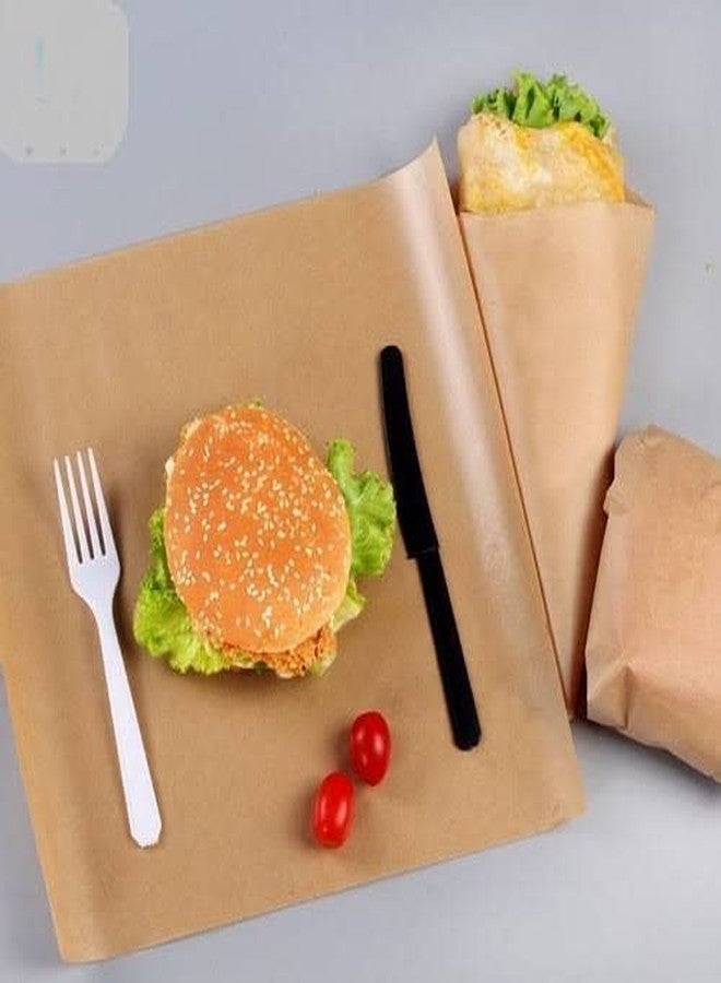 TDS PLUS WRAP Brown Cooking & Baking Paper 11.5'' X 11 Mtrs (Unbleached & Chlorine Free) Baking Paper with Slide Cutter, Heavy Duty & Non-Stick, Brown Parchment Paper for Cooking. - Image 5
