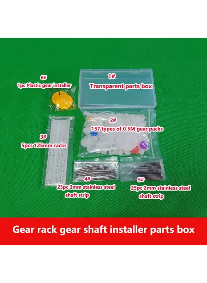 0 5 Modulus Gear Rack And Worm Set STEM Educational Kit For Mechanical Engineering - Image 3