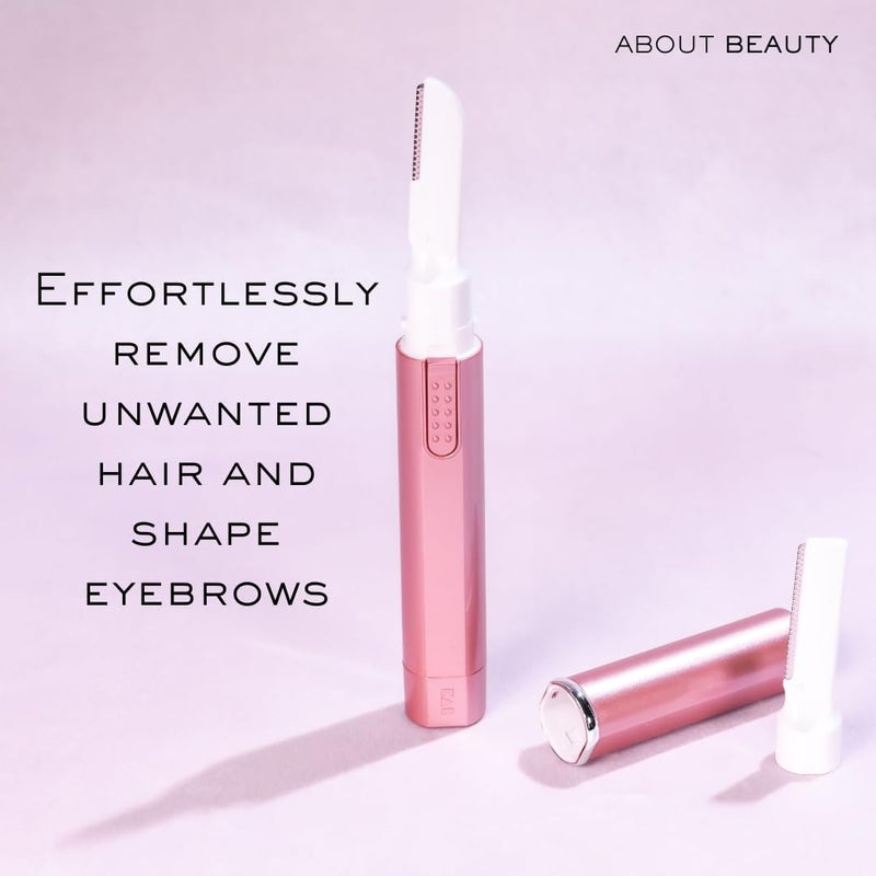 About Face Kai Sonic Beauty Wand with Bonus Eyebrow Shaper; Battery Operated Face Hair Remover; Face, Chin, & Lip Hair Remover, Face Hair Remover Tool for Women, Epilator for Men & Women - Image 2
