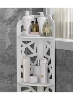 LINGWEI Bathroom Crner Stand White 18x100x18cm  - Image 4