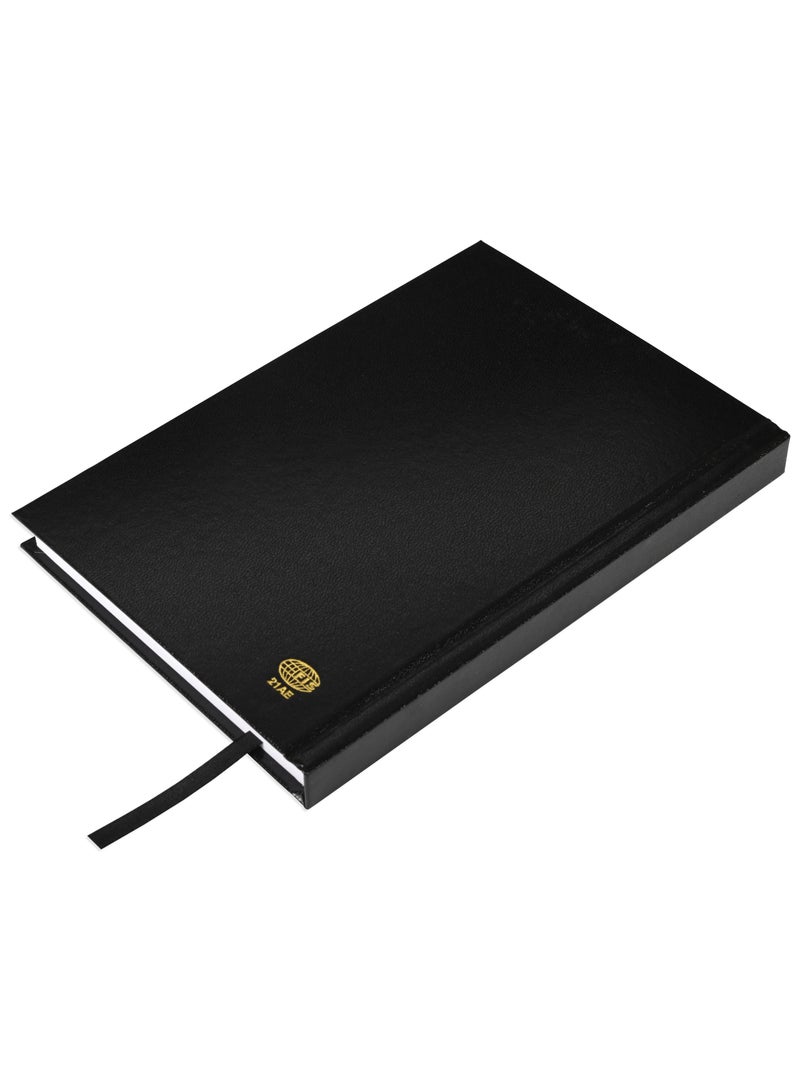 FIS Fis 2025 A5 Diary,Vinyl,  (Arabic/English)  Hard Cover Black -FSDI21AE25BK  - Image 5