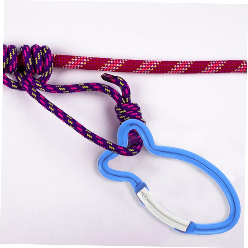 5 Pack Fish Shaped Carabiner Clips for Outdoor Camping Hiking and Backpacking Gear - Image 5