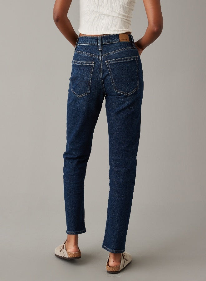 American Eagle بنطلون جينز AE Stretch Super High-Wisted بطول الكاحل  - Image 1