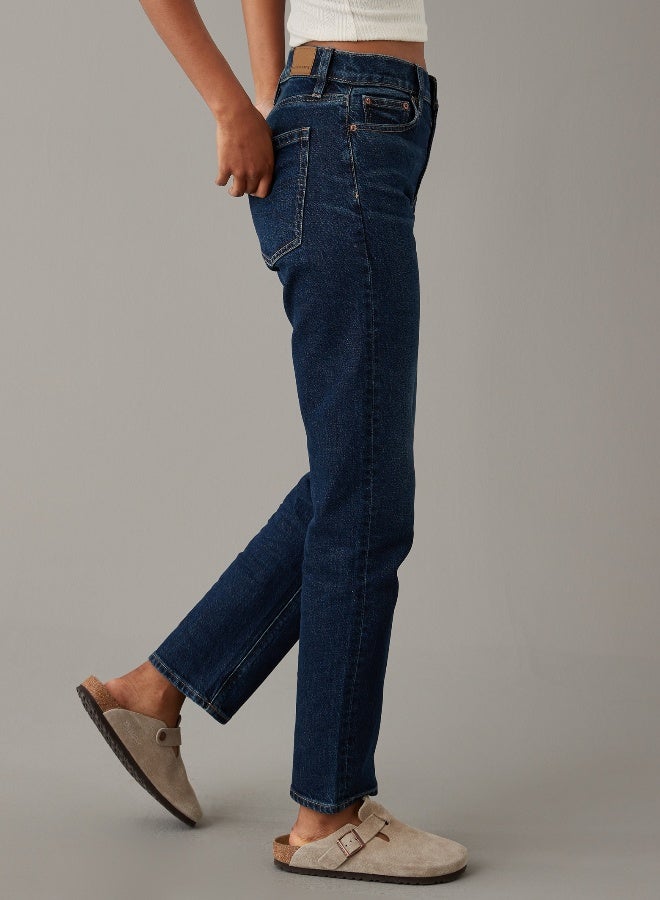 American Eagle بنطلون جينز AE Stretch Super High-Wisted بطول الكاحل  - Image 2