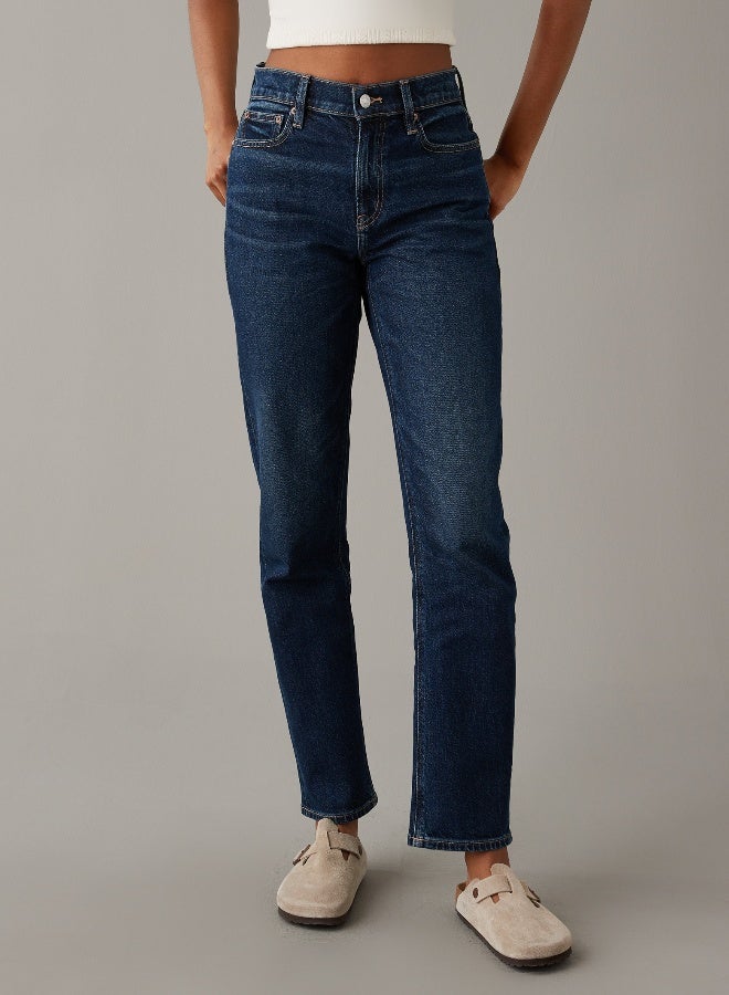 American Eagle بنطلون جينز AE Stretch Super High-Wisted بطول الكاحل  - Image 3