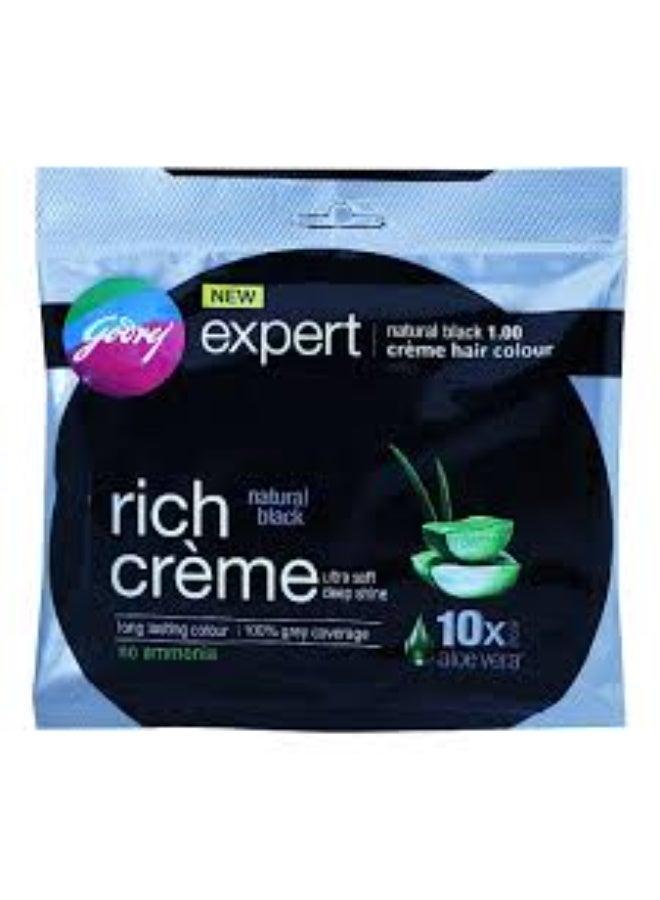 جودريج صبغة شعر كريمية غنية باللون الأسود الطبيعي 1.00