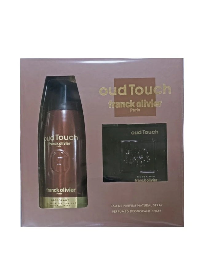 Franck Olivier Oud Touch (M) Set Edp 100ml + Deodorant 250ml