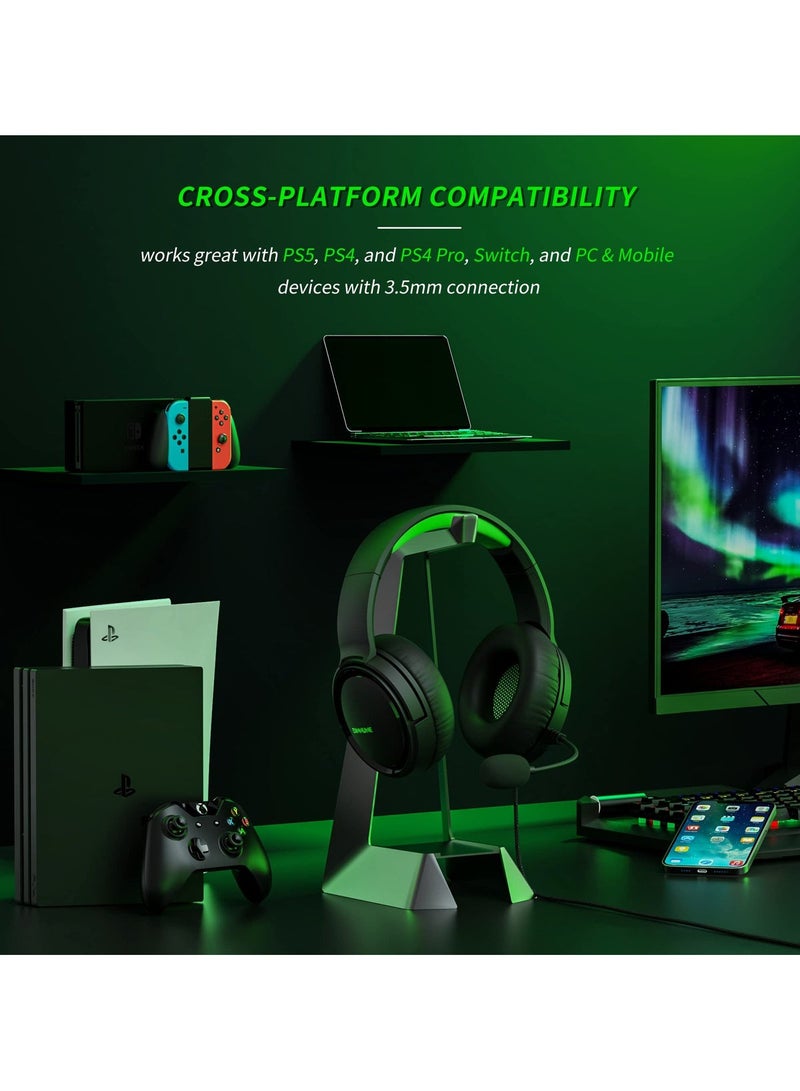 BINNUNE BG02 Wired Gaming Headset with Mic for PS4 PS5 Xbox Series S|X PC Xbox One Switch - Image 5