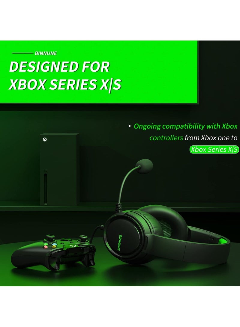 BINNUNE BG02 Wired Gaming Headset with Mic for PS4 PS5 Xbox Series S|X PC Xbox One Switch - Image 2