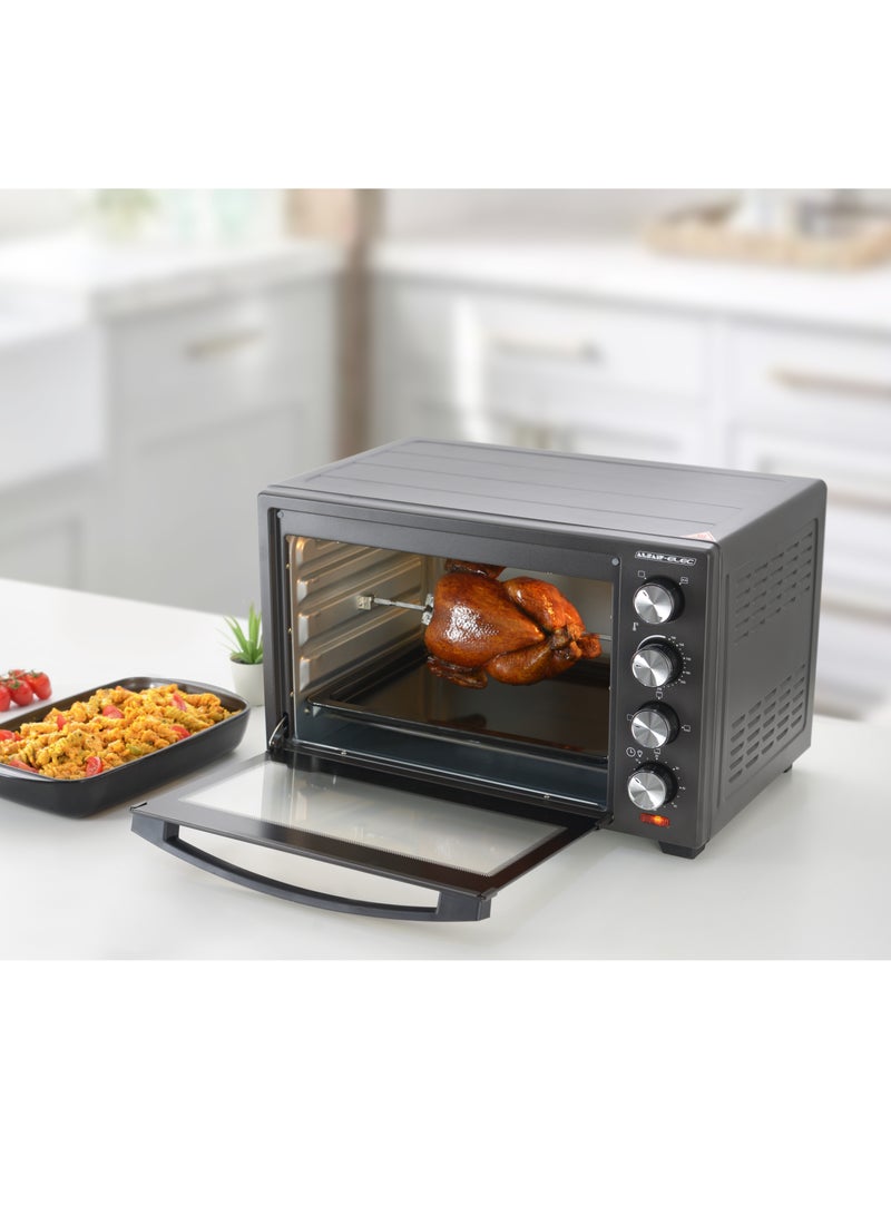 ALSAIF-ELEC HUMMER PRO Oven With Grill 30 L 1600 W E01107 Black - Image 2