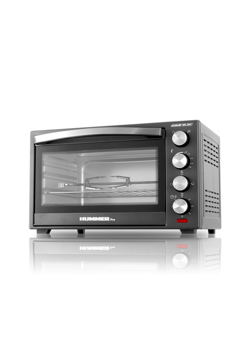 ALSAIF-ELEC HUMMER PRO Oven With Grill 30 L 1600 W E01107 Black - Image 1