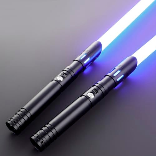 DAMIENSABER Upgrade RGB30 Smooth Swing 16 Sound Fonts Light Saber Motion Control Light Saber Infinite Color and 16 Fast Color Changing Heavy Dueling Light Sabers for Adults Gift Metal Hilt - Image 1