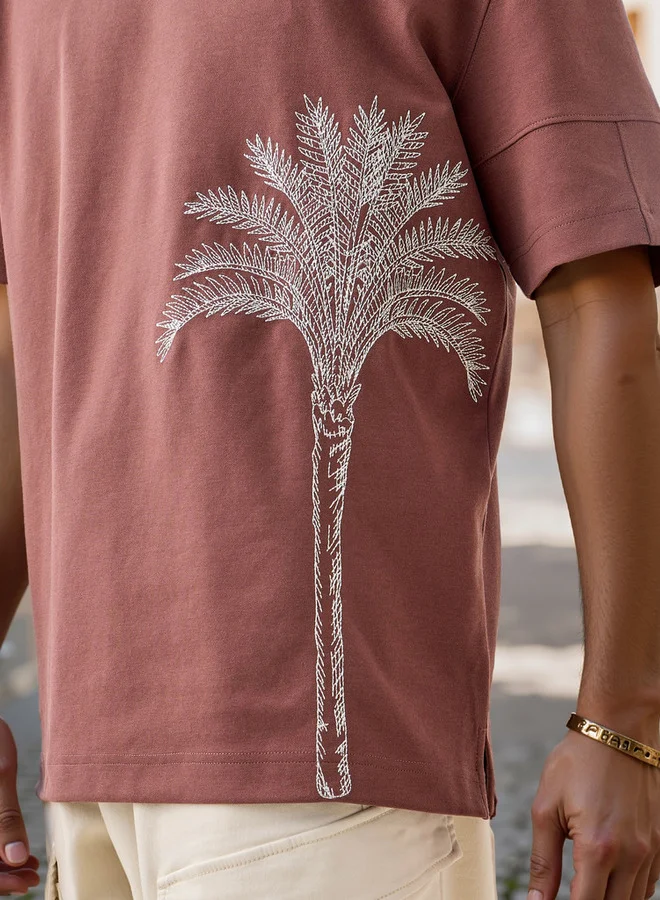 Lee Cooper Lee Cooper Palm Tree Print T-shirt