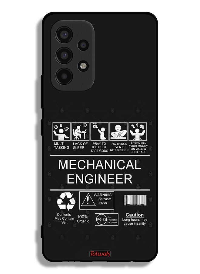 Tolwak Samsung Galaxy A53 5G Protective Case Cover Mechanical Engineer Sticker - Image 1