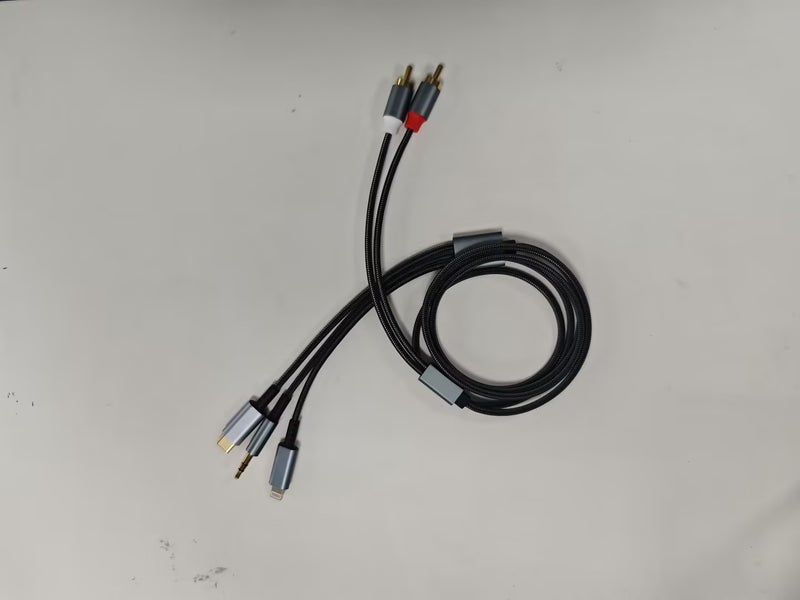 Custom Type-C to RCA Lotus Line Aux for Devices OB02 