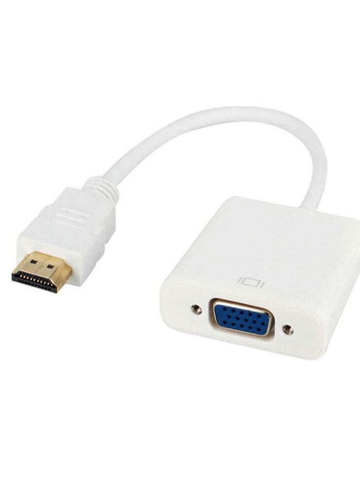 1080P HDMI Male To VGA Female Converter Adapter Cable - Image 1