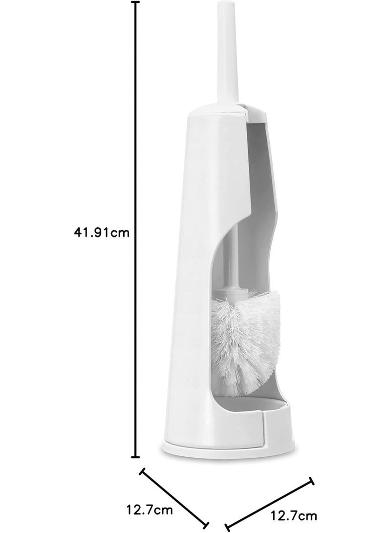 Brabantia Bathroom Toilet Brush and Holder - White - Image 3