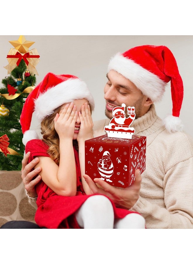 Konsait Christmas Money Holder For Cash Gift, Diy Santa Snowman Christmas Money Box, Christmas Money Roll Gift Box Christmas Money Holder For Family And Friends, Money Holders - Image 3